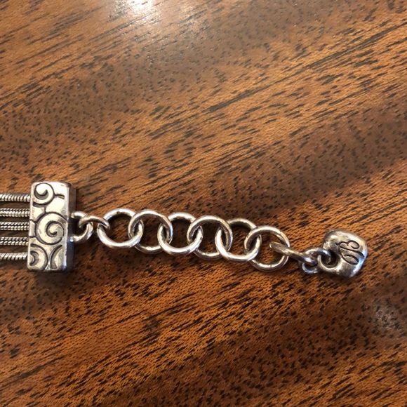 Vintage Brighton bar multi strand bracelet with Swarovski crystals - Picture 6 of 16